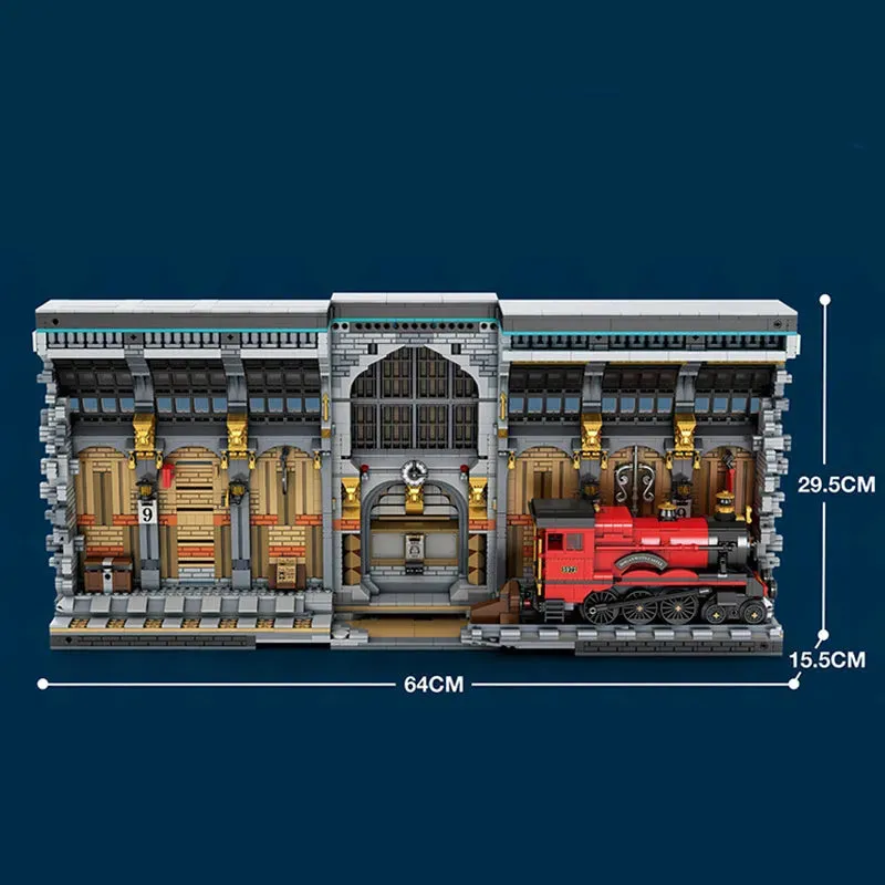 Harry Potter MOC Movie Magic Station Bricks Toy