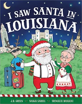 I SAW SANTA IN LOUISIANA BOARD BOOK