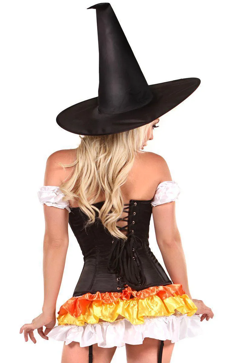 Lavish 4 PC Witch Corset Costume