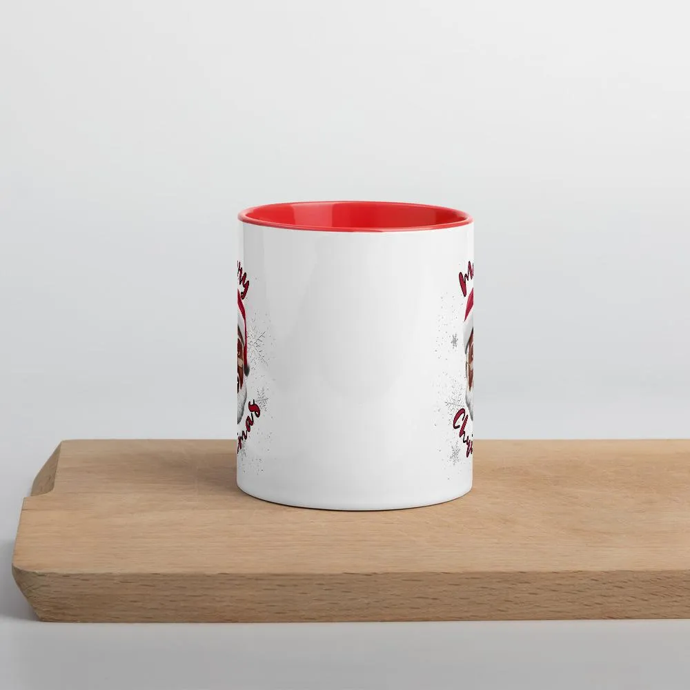 Merry Christmas (Black Santa Claus) Ceramic Coffee Mug