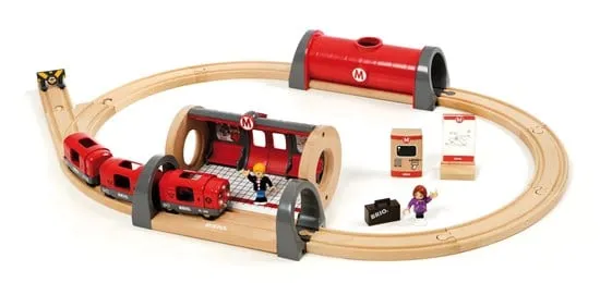 Metro Railway Set, 20 pieces (33513)