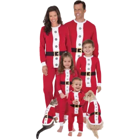 PajamaGram Santa Suit Christmas Matching Family Pajama Set