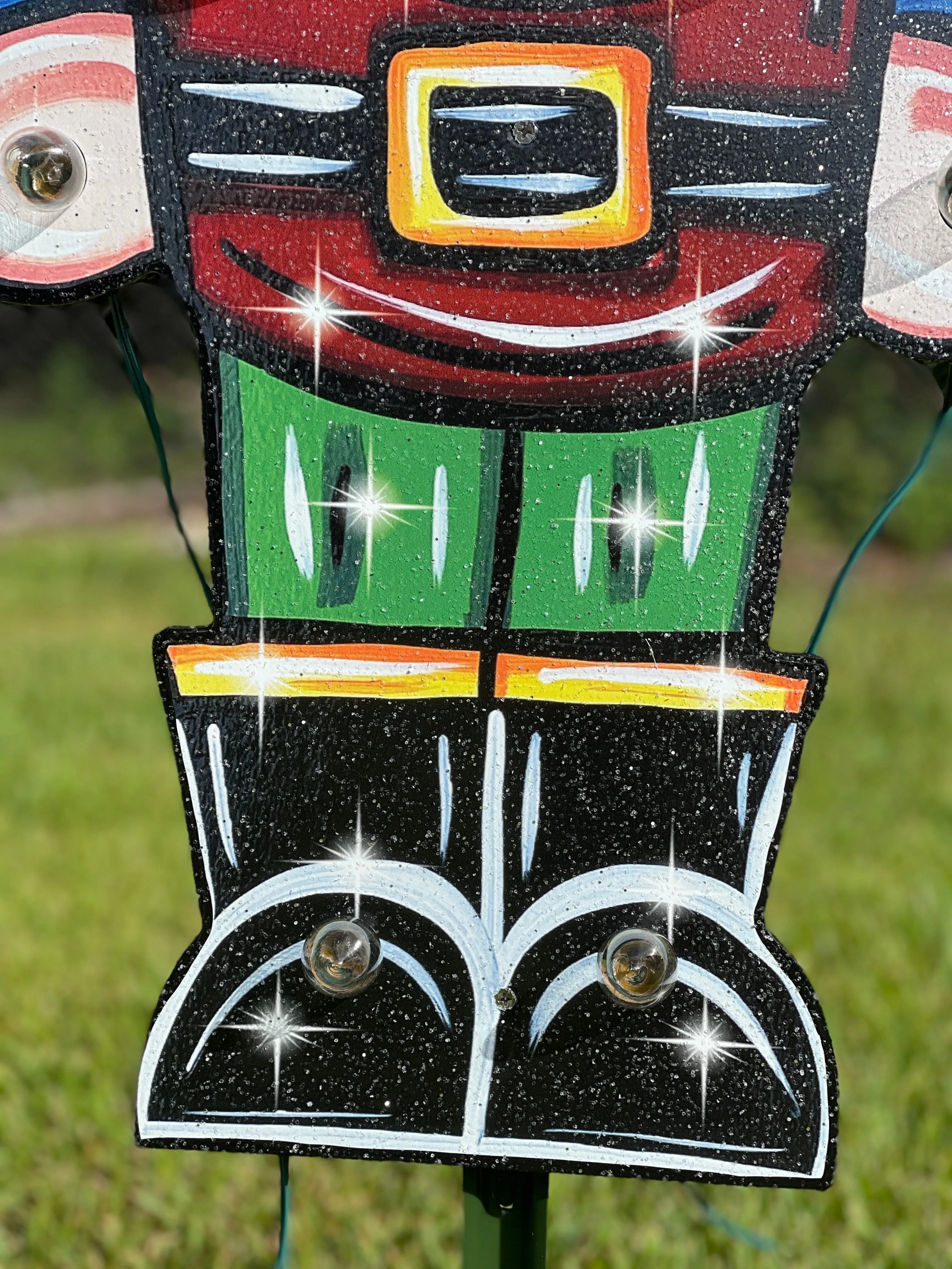 Peppermint Nutcracker Christmas Yard Art