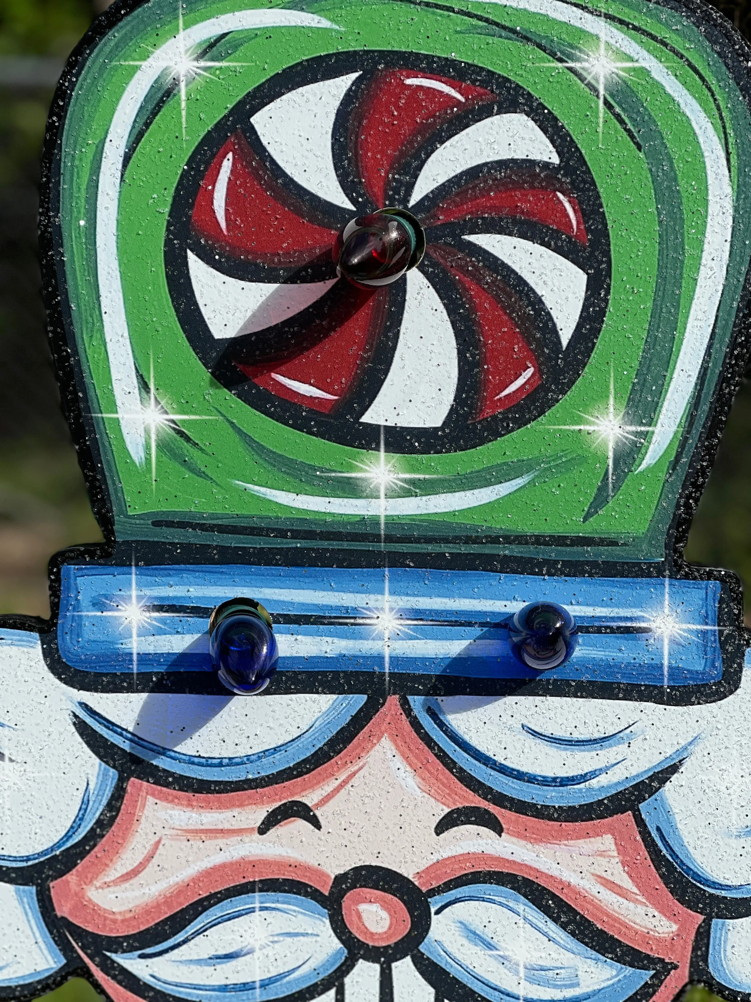 Peppermint Nutcracker Christmas Yard Art