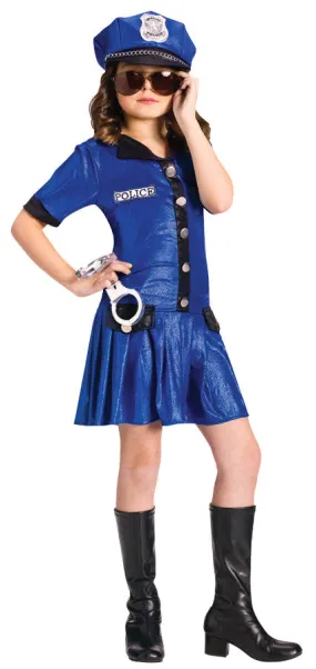 Police Girl Child 12-14  Costume