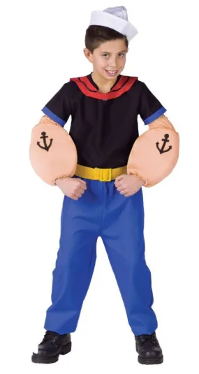 Popeye Toddler 3T 4T  Costume