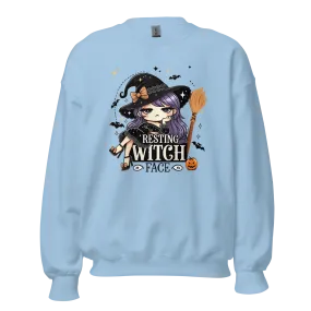 Resting Witch Face - Halloween Sweatshirt - Fun Witch Halloween Sweatshirt