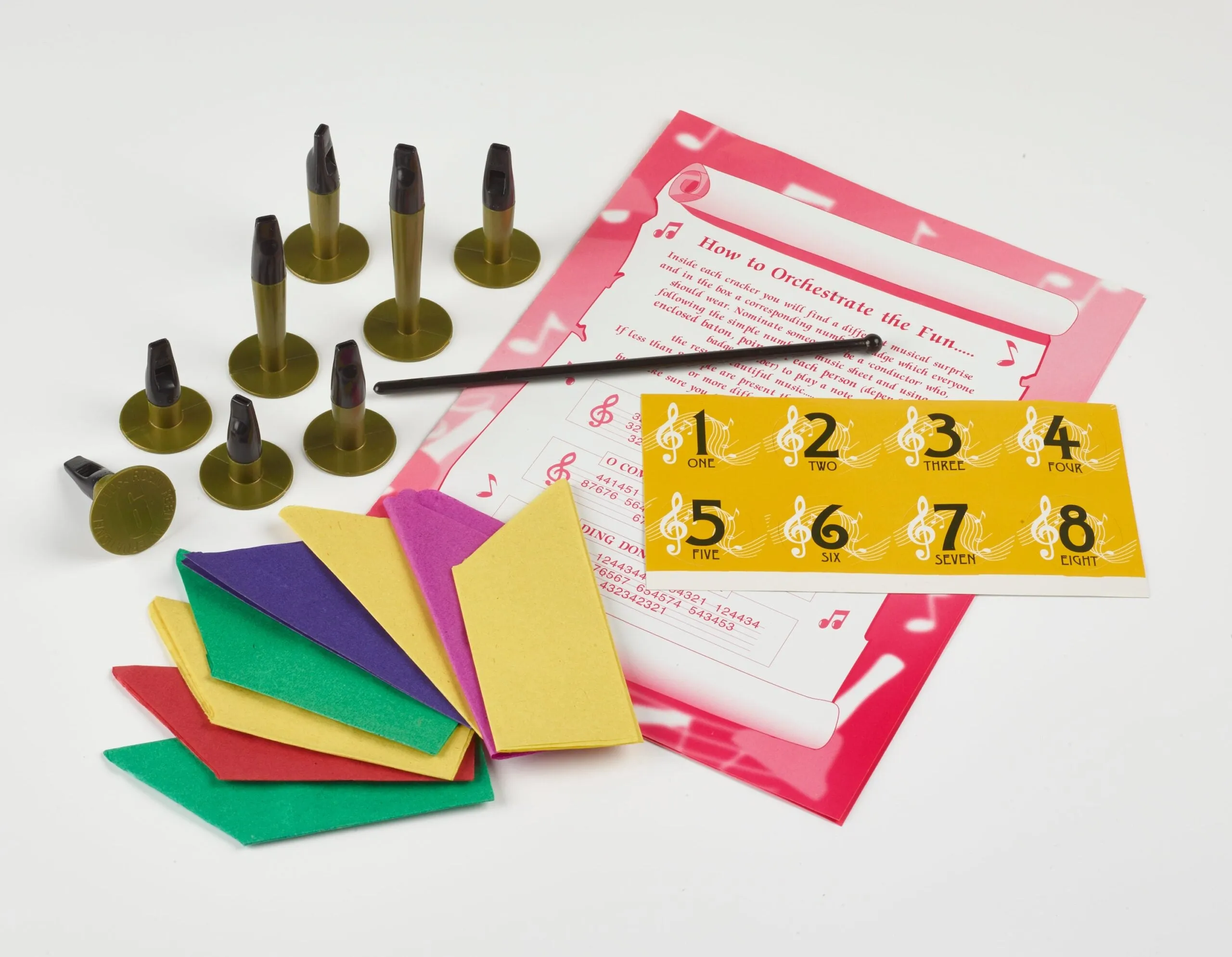 Robin Reed Set of 8 Concerto Musical Christmas Crackers