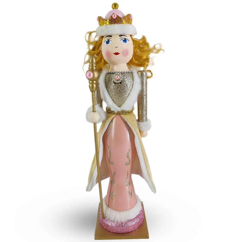 Rose Gold Christmas Decoration, Nutcracker Queen