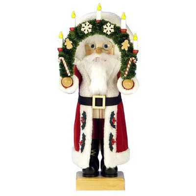 Santa Holding Arch Nutcracker
