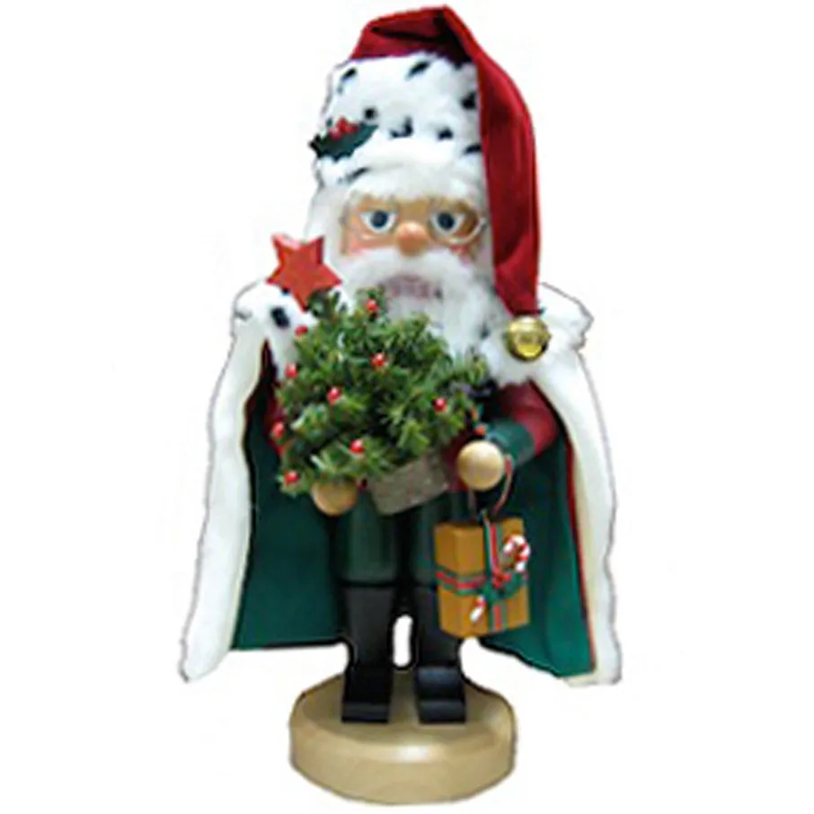 Santa Holding Tree Nutcracker
