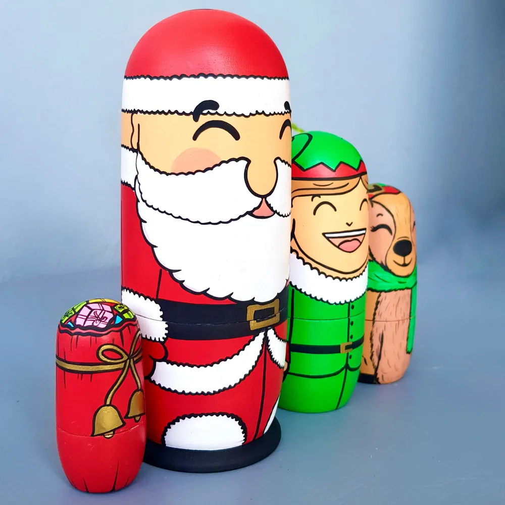 Santa Nesting Dolls (Set of 4)
