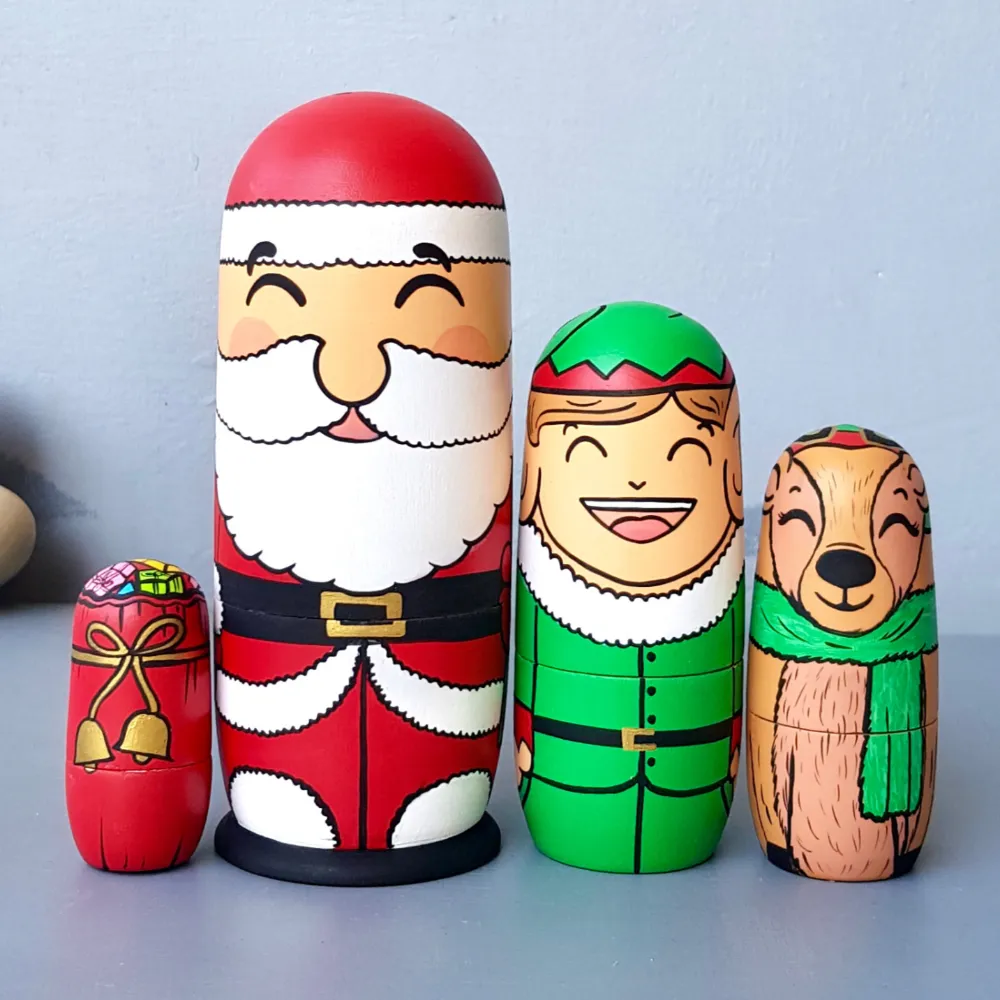 Santa Nesting Dolls (Set of 4)