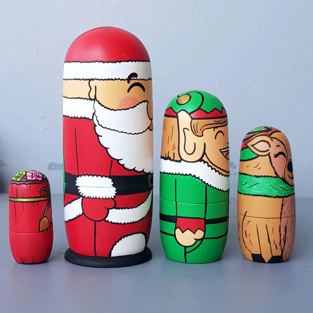 Santa Nesting Dolls (Set of 4)