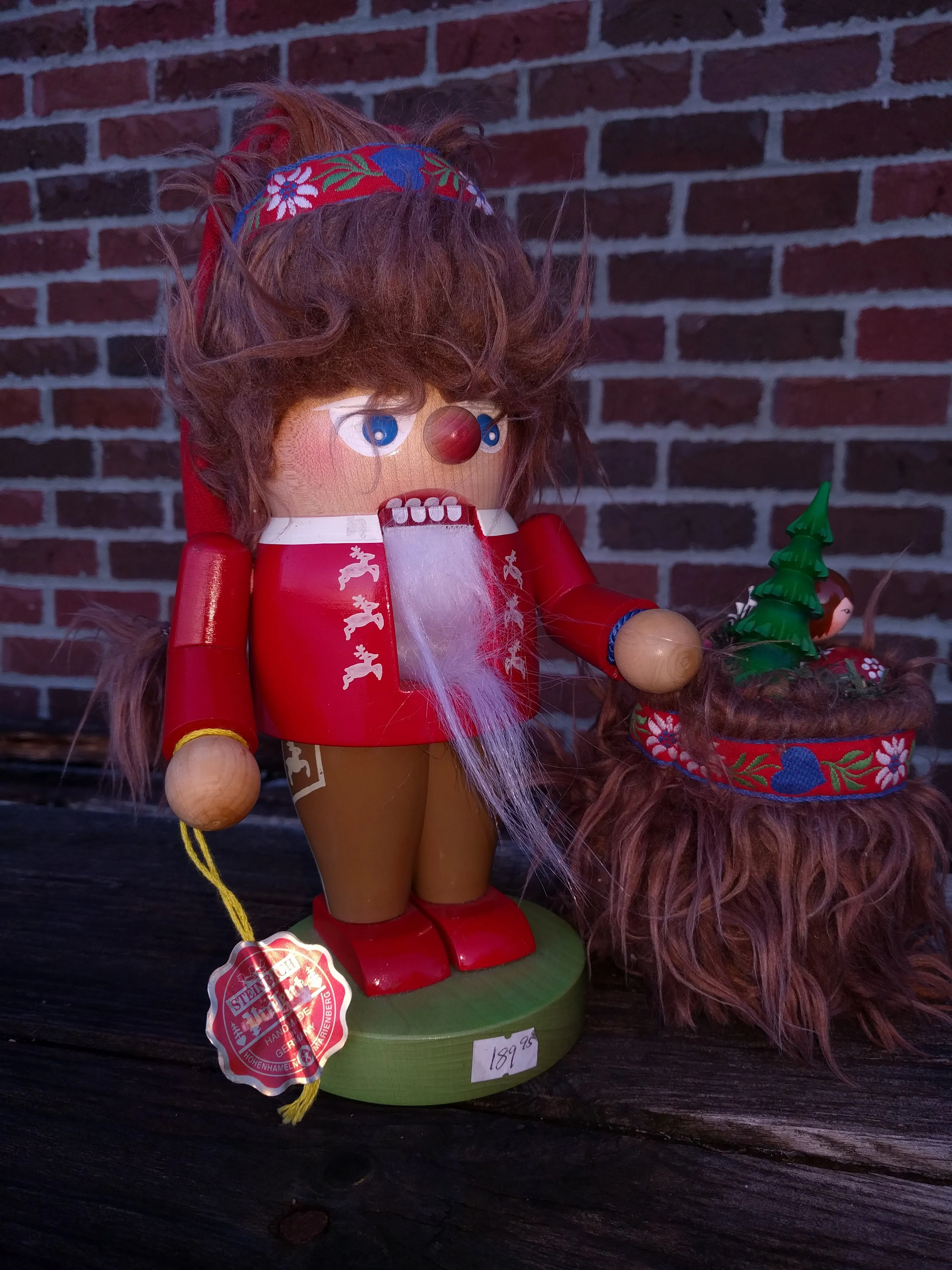 Steinbach Chubby Nutcracker Mountain Santa