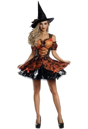 Sweet As Candy Corn Witch Costume
