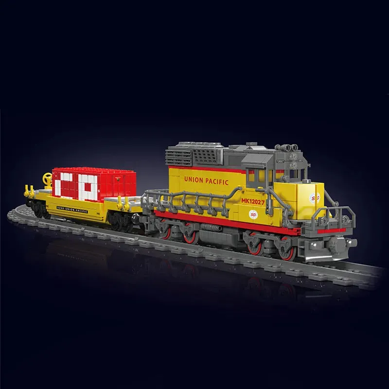 Tech EMD SD40-2 Diesel Locomotive RC Train Bricks Toy