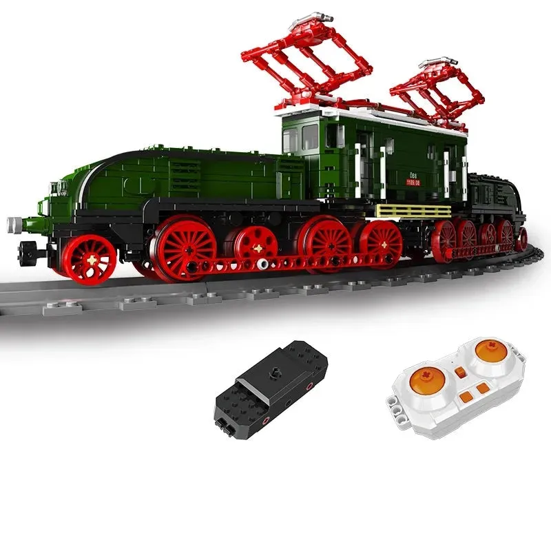 Tech RC Electric Crocodile Locomotive Train Bricks Toy