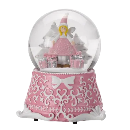 Three Kings Musical LED Snow Globe - 10cm