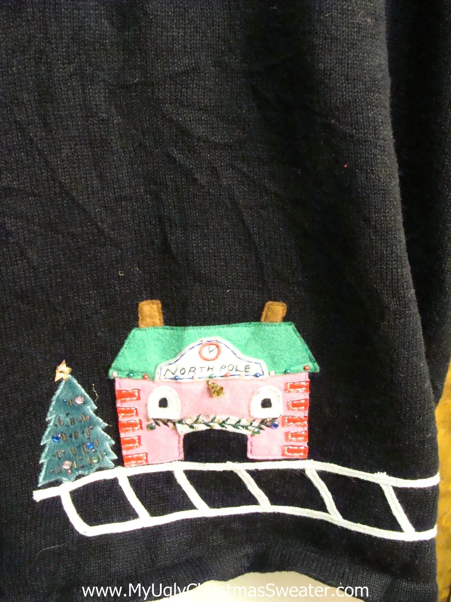 Train Full of Toys Christmas Sweater Vest