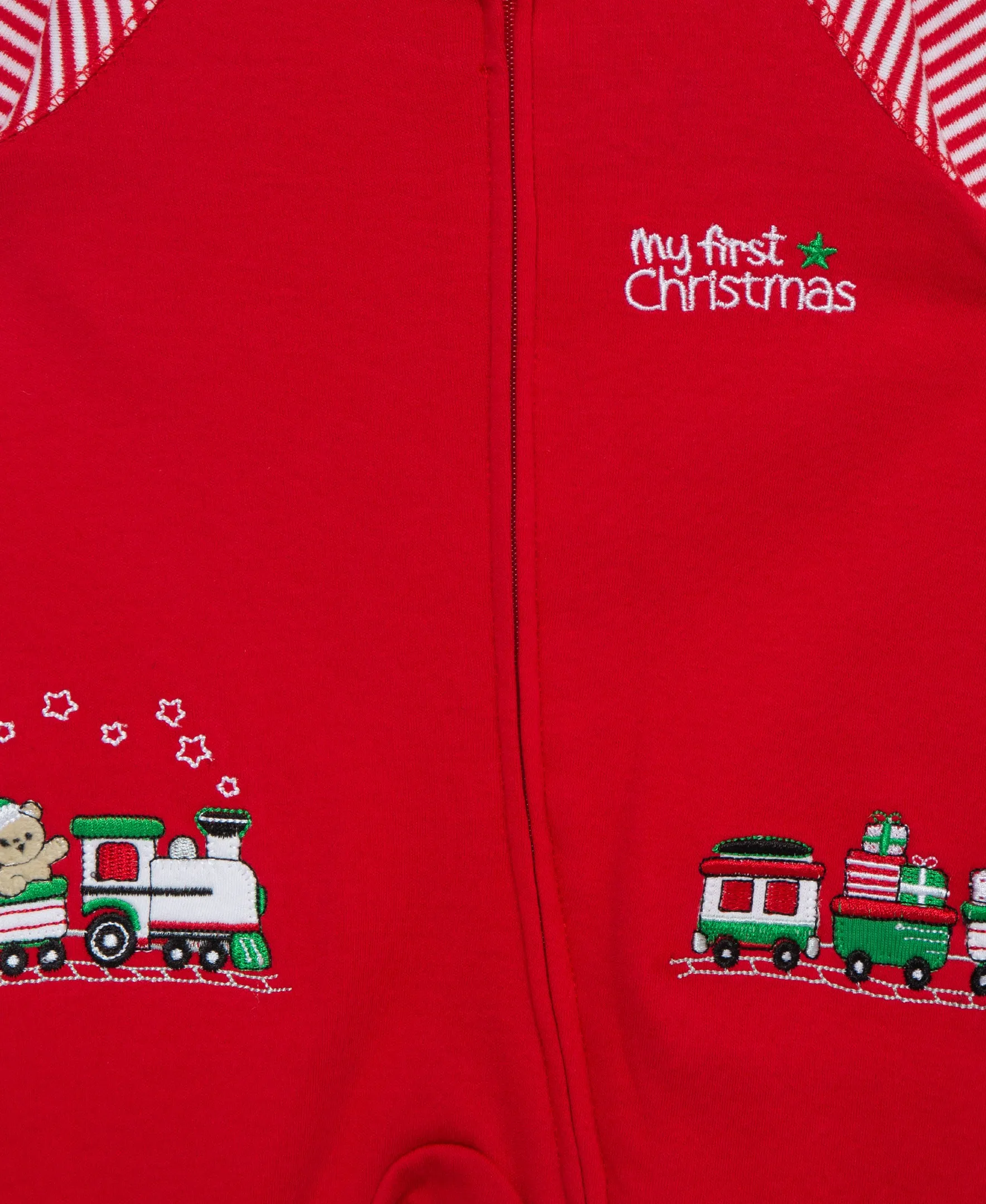 Train Gift 2-Way-Zip Footie & Hat