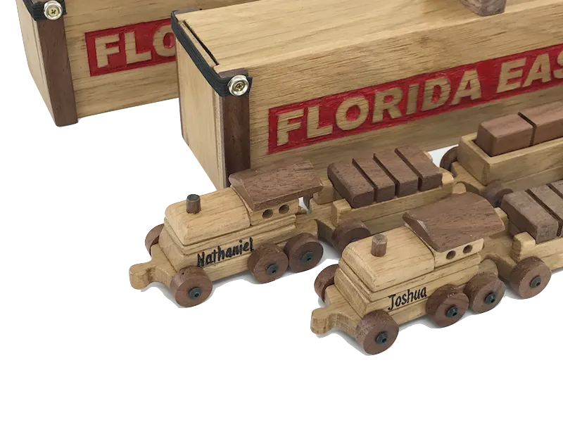 Train set with drive thru tunnel option (Base price shown)