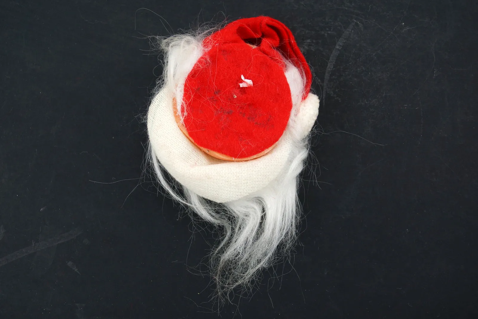 Vintage Santa Claus Head Ornament (c.1950s) N4