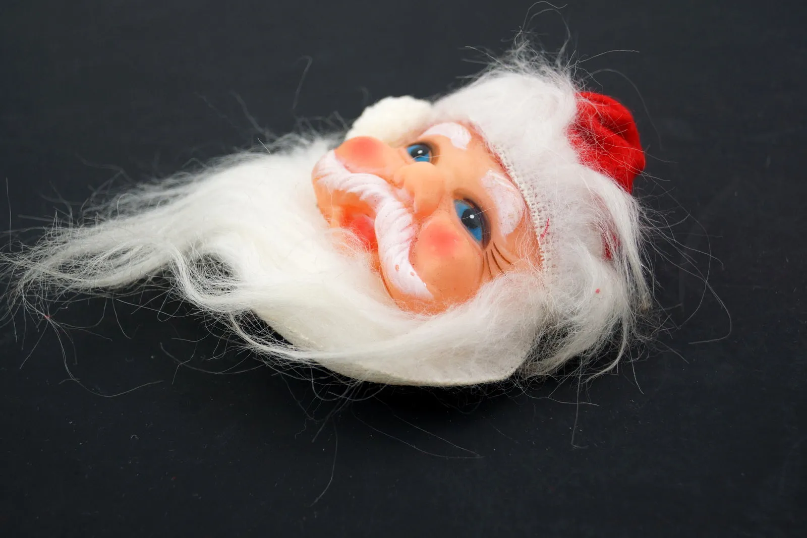 Vintage Santa Claus Head Ornament (c.1950s) N4