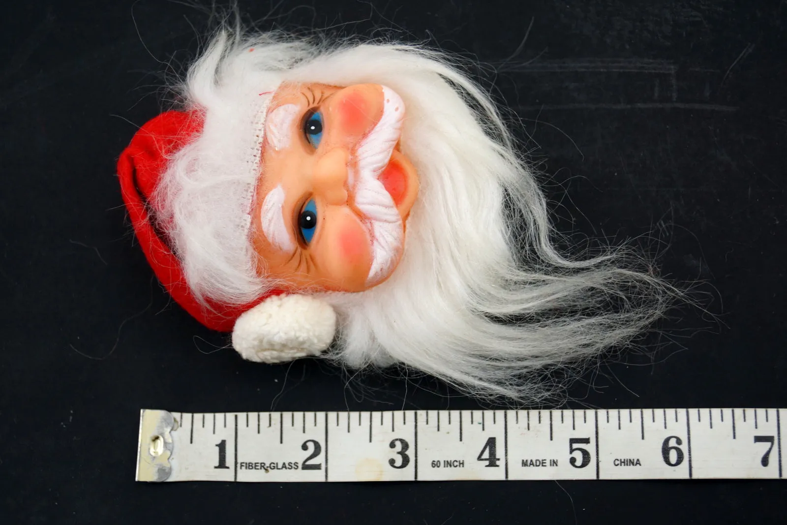 Vintage Santa Claus Head Ornament (c.1950s) N4