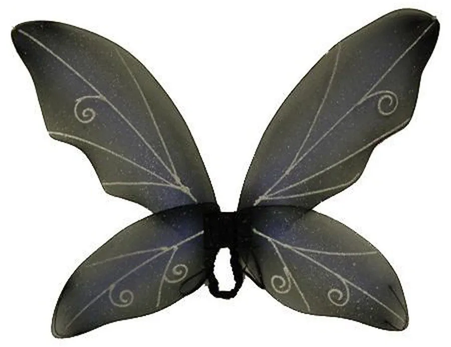 Wings Fairy Blue Black  Costume Accessories