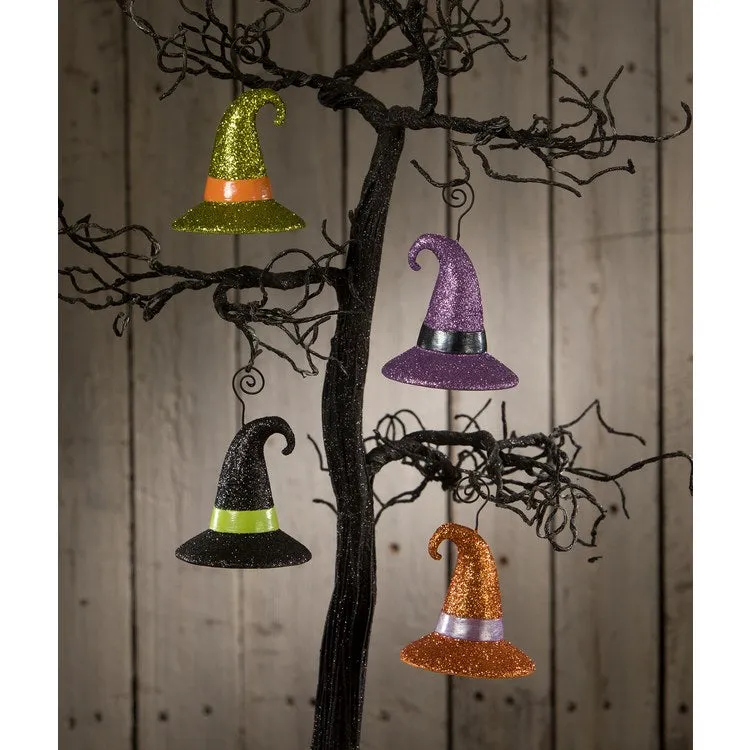Witch Hat Green Ornament/Place Card Holder